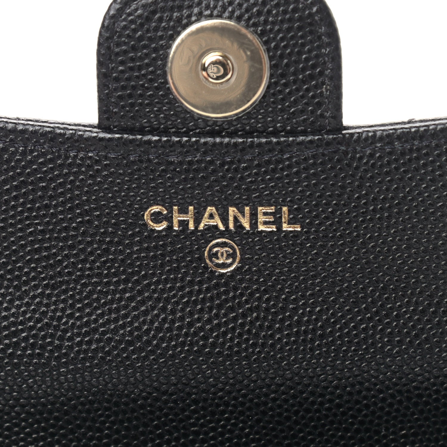 Chanel Caviar Quilted Flap Phone Holder With Chain Black 8 of 11