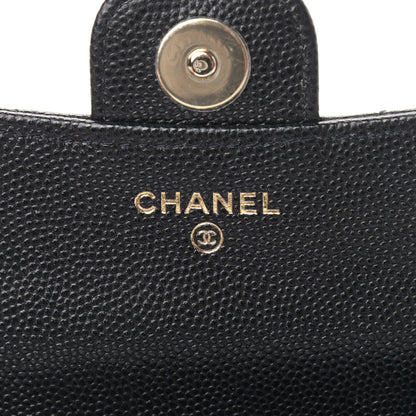 Chanel Caviar Quilted Flap Phone Holder With Chain Black 8 of 11