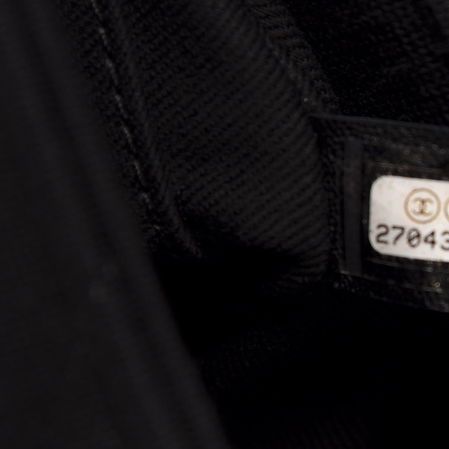 Jersey Chevron Quilted Small Trendy CC Dual Handle Flap Bag Black