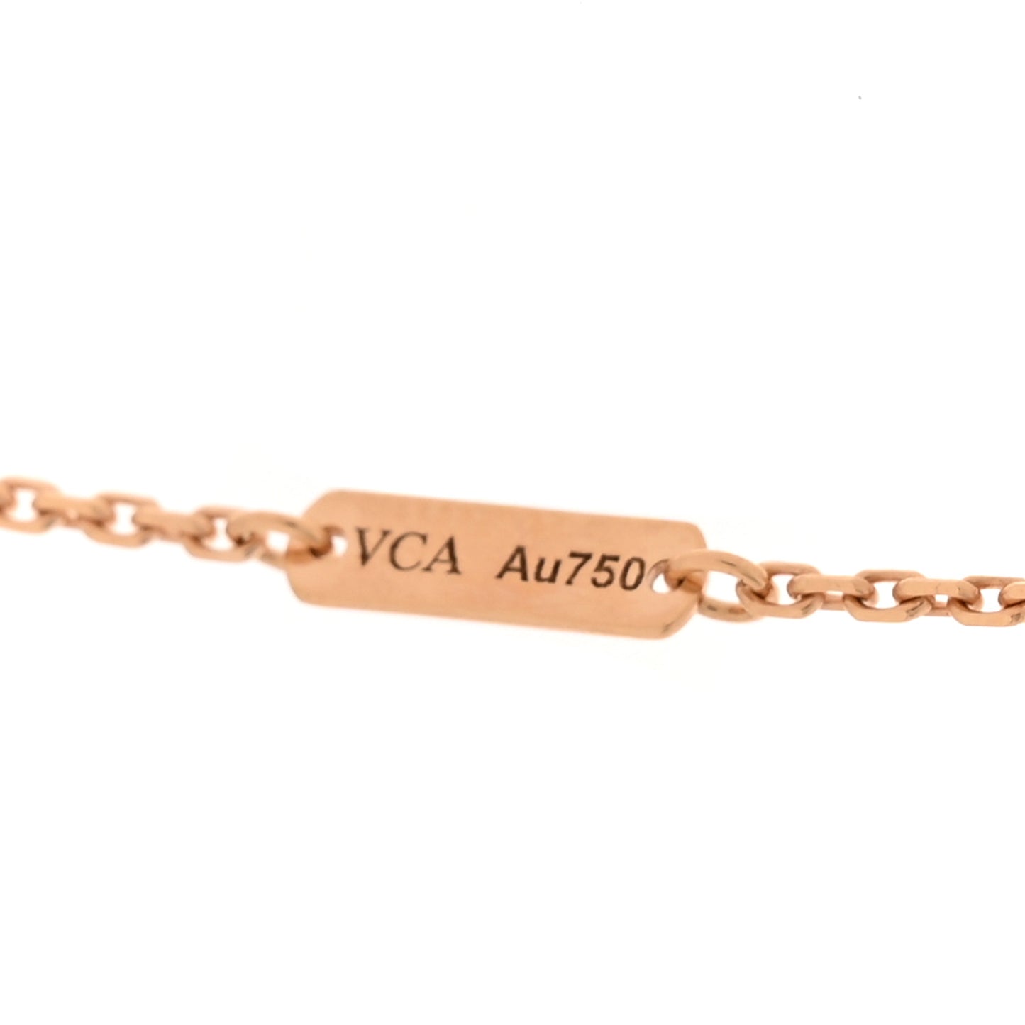 18K Rose Gold Carnelian Perlee Couleurs Pendant Necklace