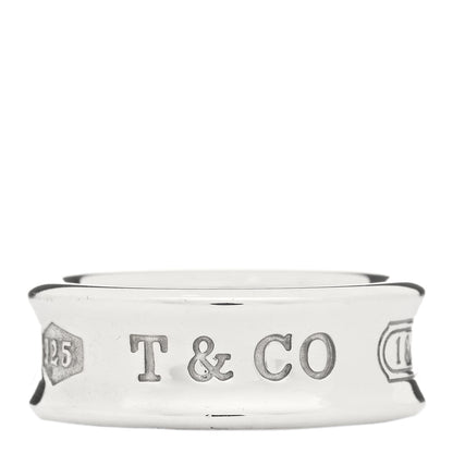 Tiffany Sterling Silver 1837 Band Ring 49 5 2 of 3