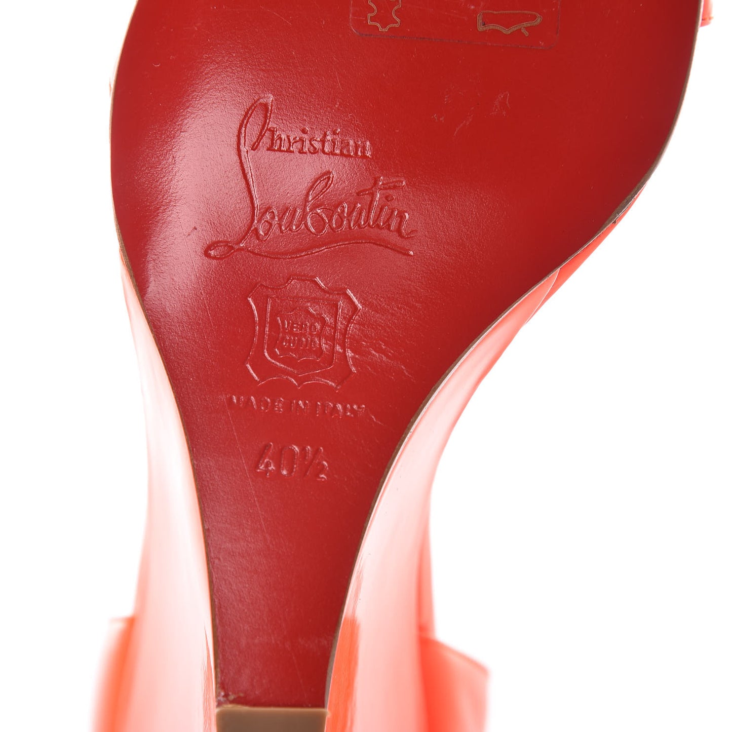 Patent Passmule Zeppa Wedges 40.5 Fluo
