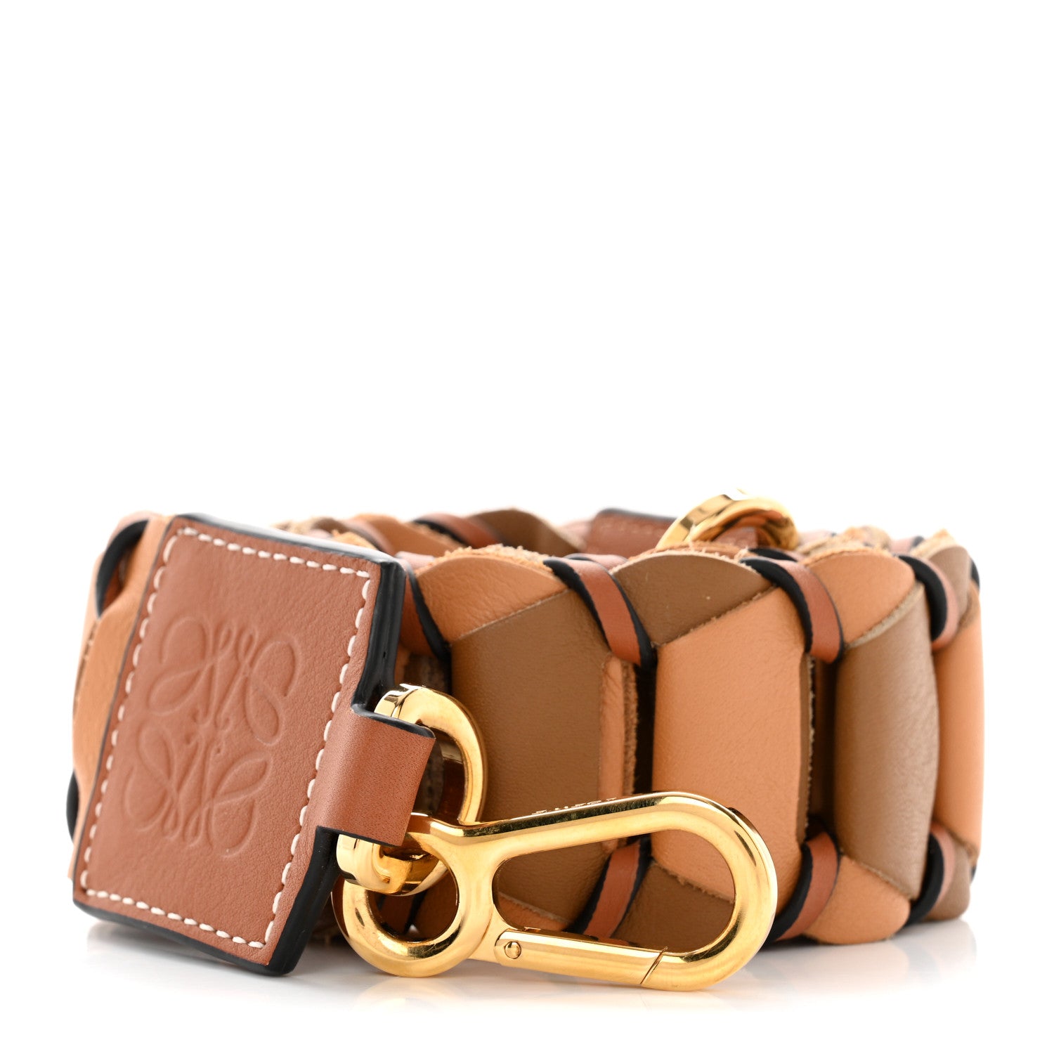 Loewe Calfskin Circles Loop Strap Dark Oak 1 of 8