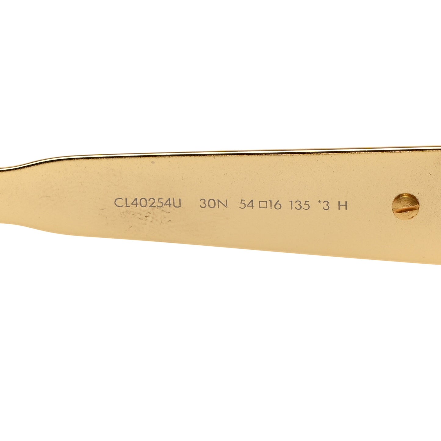 Metal Triomphe 02 Sunglasses CL40254U Gold Green