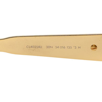 Celine Metal Triomphe 02 Sunglasses CL40254U Gold Green 5 of 7