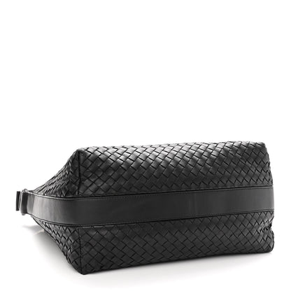 Bottega Veneta Nappa Intrecciato Shoulder Bag Black 3 of 9