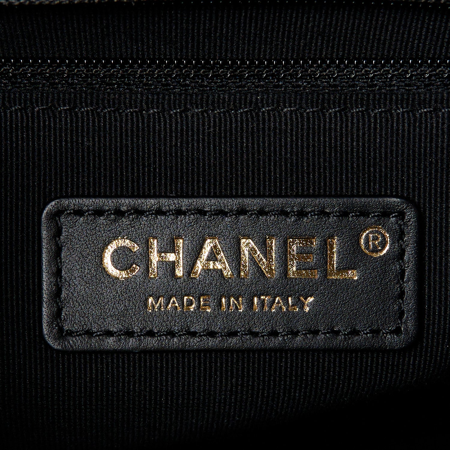 Chanel Lambskin Quilted Logo Flap With Handle Black 6 of 12