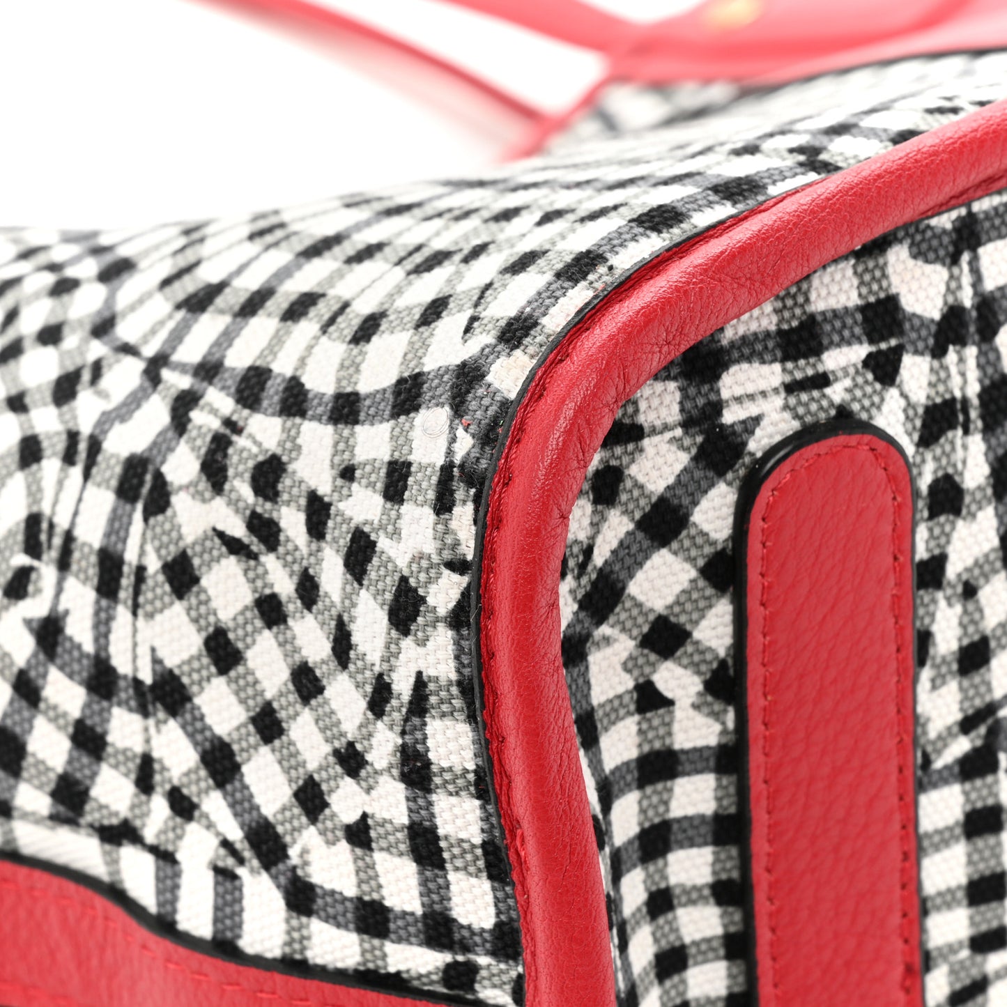 Visetos Medium Liz Reversible Shopper Tote Ruby Red