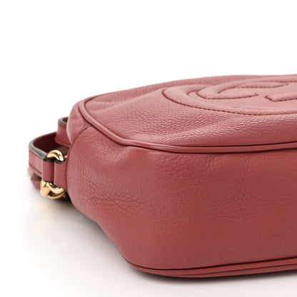Gucci Pebbled Calfskin Small Soho Disco Bag Peonia Flower 9 of 12
