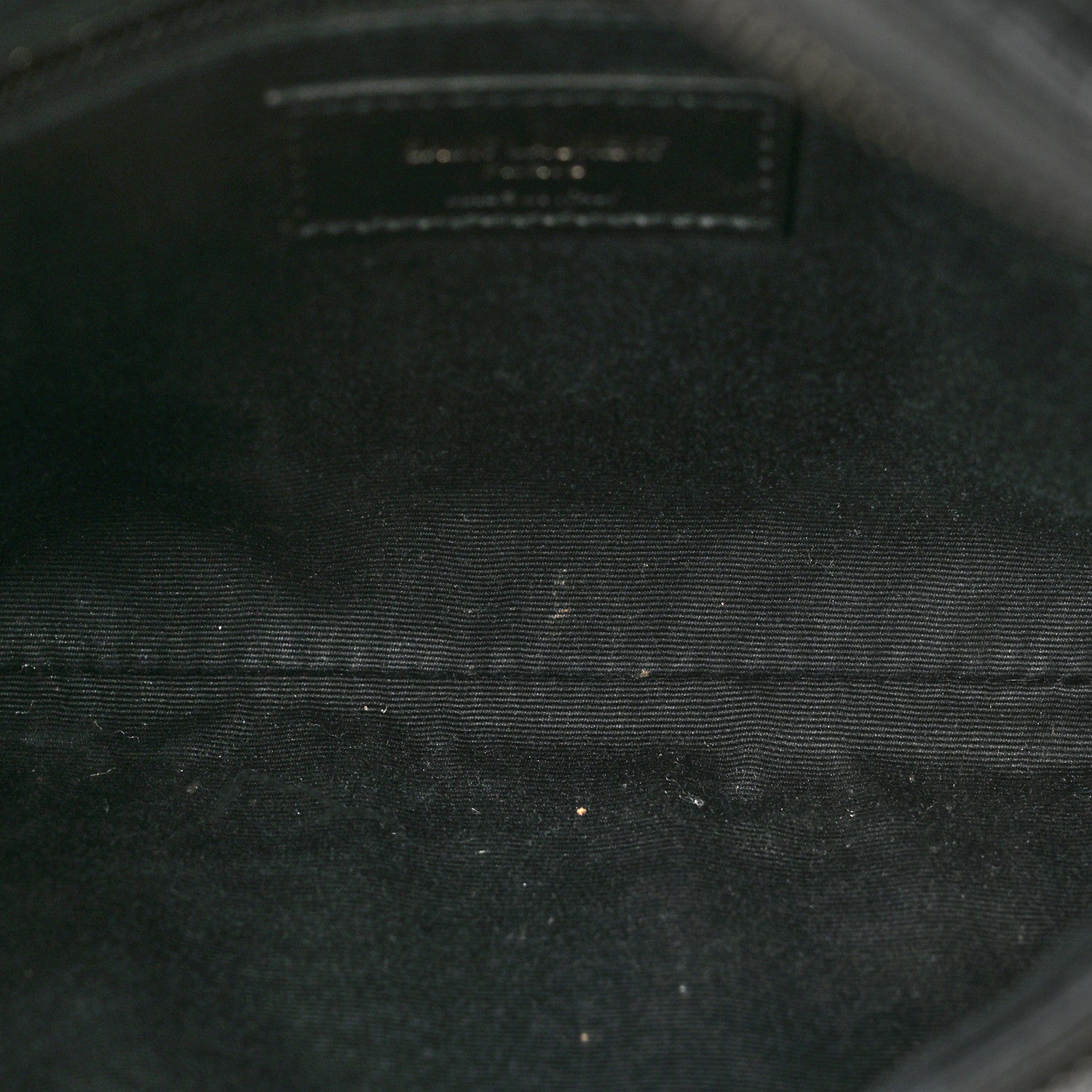 Saint Laurent Crocodile Embossed Calfskin Matelasse Monogram Baby Niki Shoulder Belt Bag Black 12 of 12