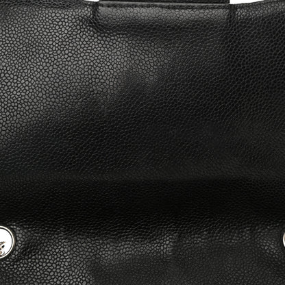 Chanel Caviar Quilted Jumbo Single Flap Black 12 of 14