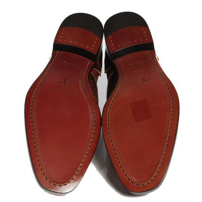 Louis Vuitton Calfskin Tomboy Richelieu Oxford Flats 37.5 Cognac 5 of 8