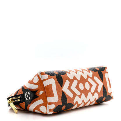 Louis Vuitton Monogram Giant Crafty Cosmetic Pouch Creme Caramel 4 of 7