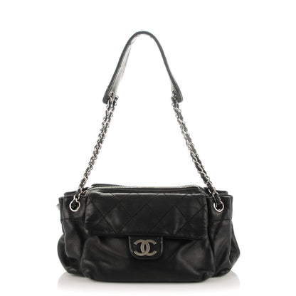 Chanel Lambskin Diamond Stitch Shoulder Bag Black 1 of 7