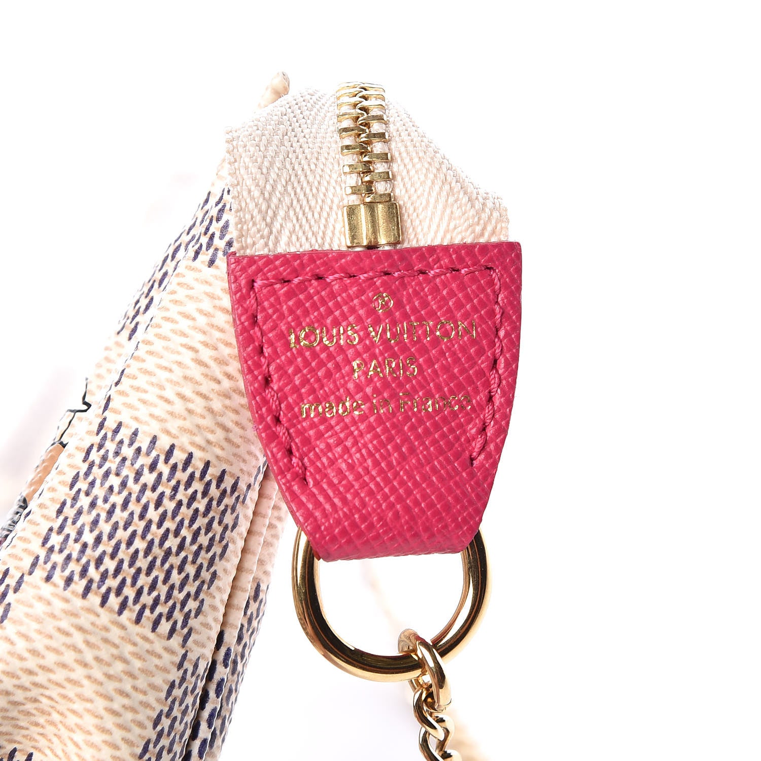 Louis Vuitton Damier Azur 2015 Christmas Animation Mini Pochette Accessories 6 of 9