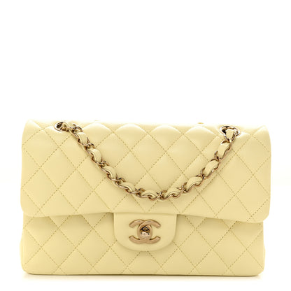 Chanel Caviar Quilted Small Double Flap Light Yellow 1 of 10