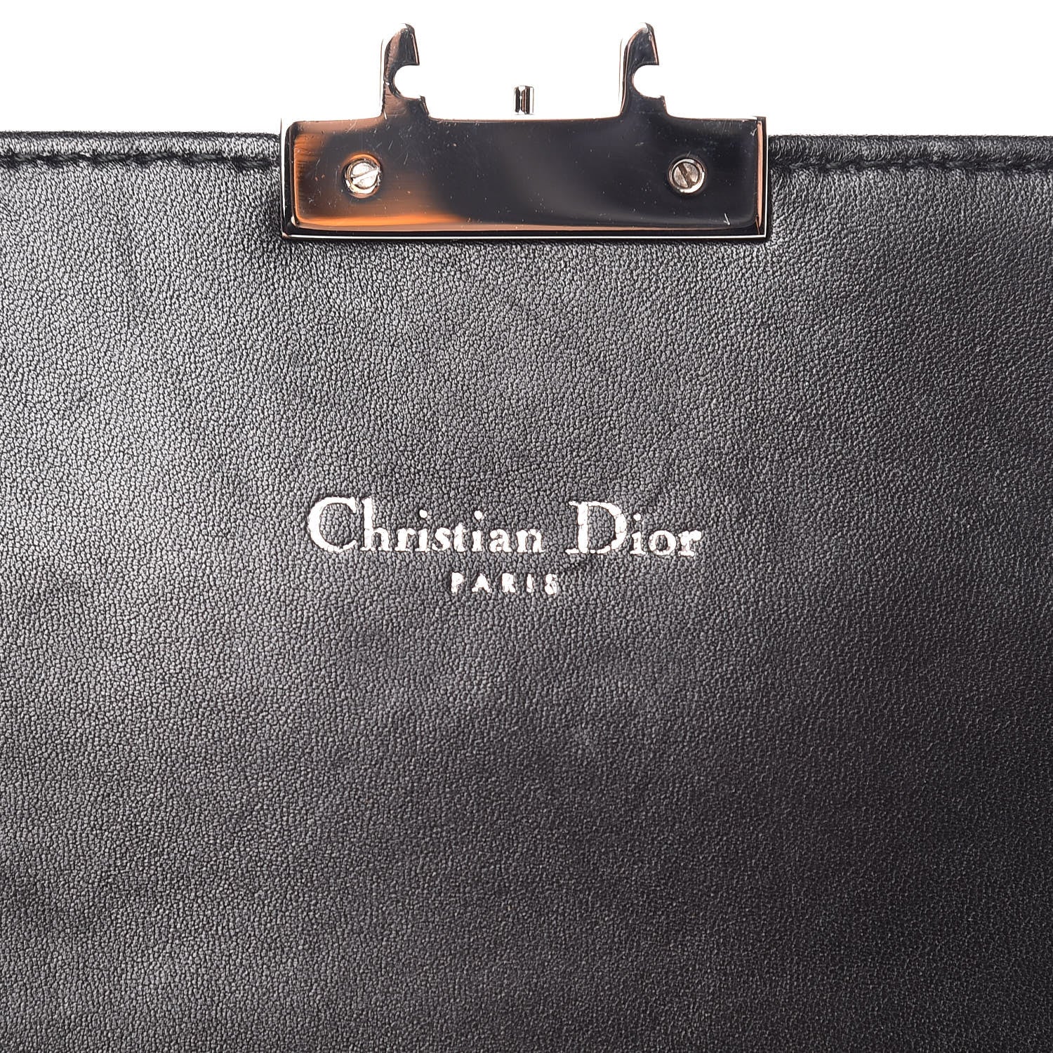 Christian Dior Lambskin Cannage Miss Dior Promenade Pouch Black 6 of 14