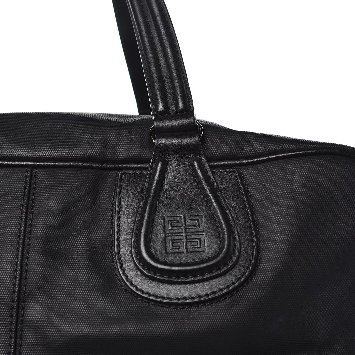 Canvas Calfskin Nightingale Duffle Black