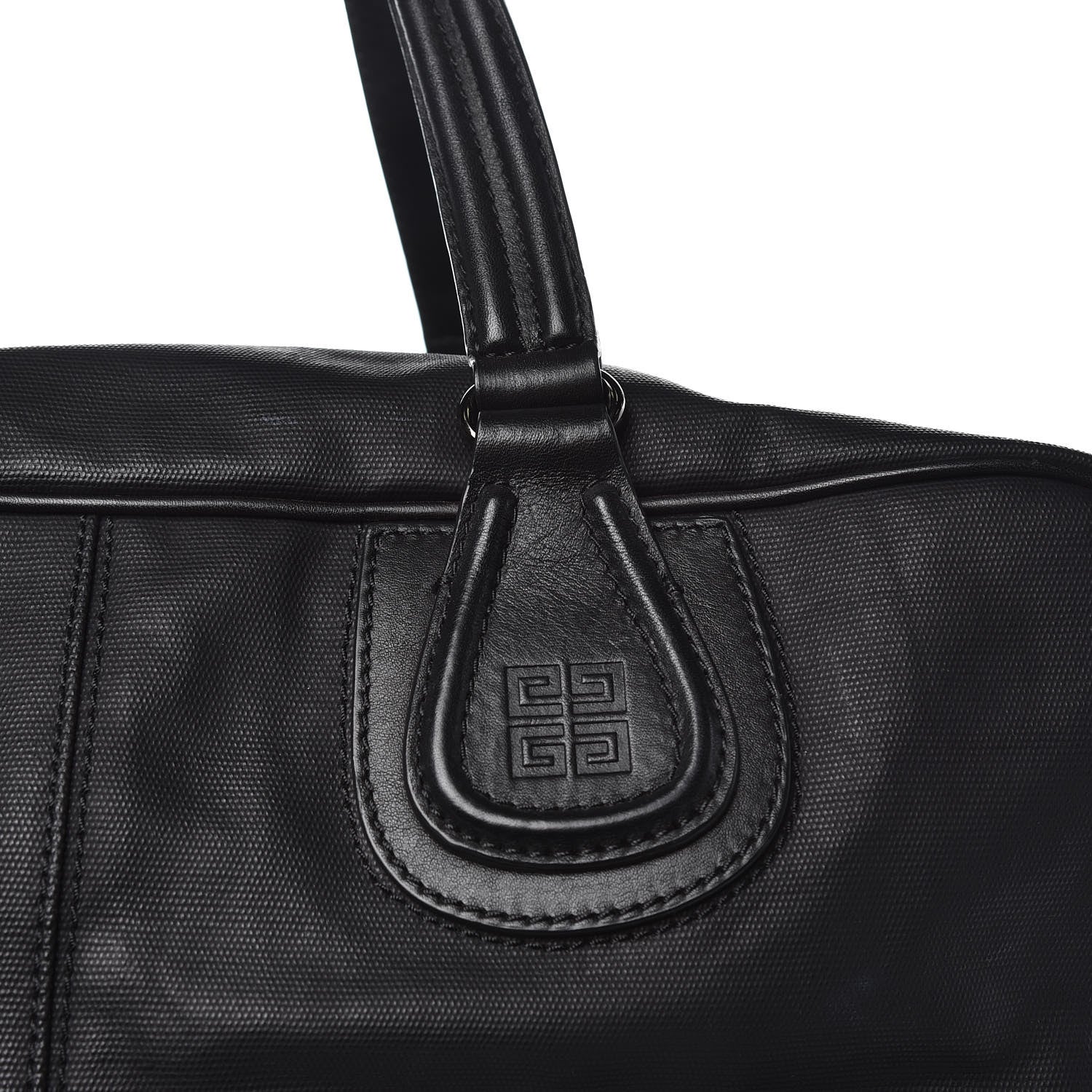Givenchy Canvas Calfskin Nightingale Duffle Black 14 of 14