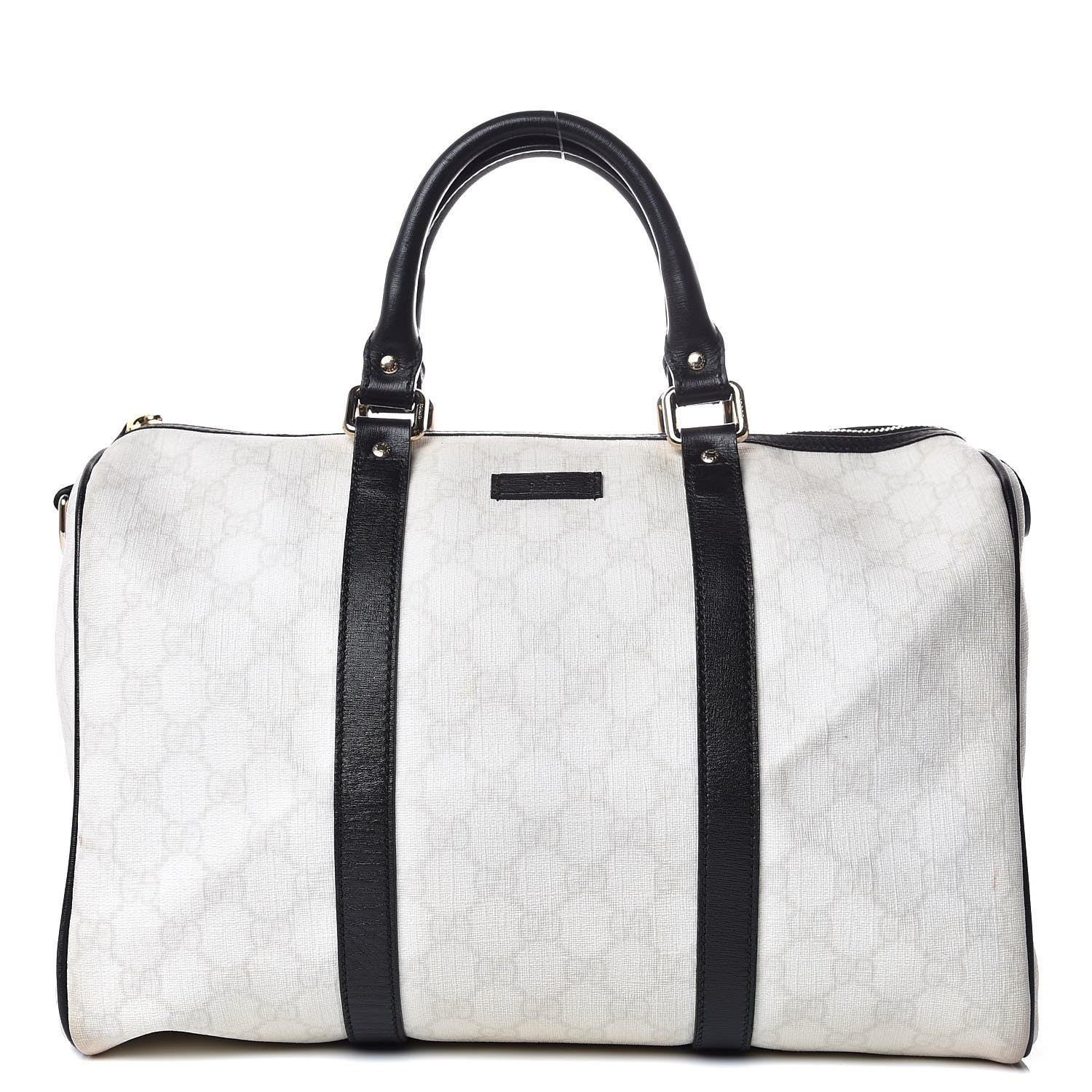 Gucci GG Plus Monogram Medium Joy Boston White Black 1 of 18