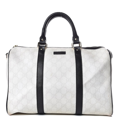 Gucci GG Plus Monogram Medium Joy Boston White Black 1 of 18