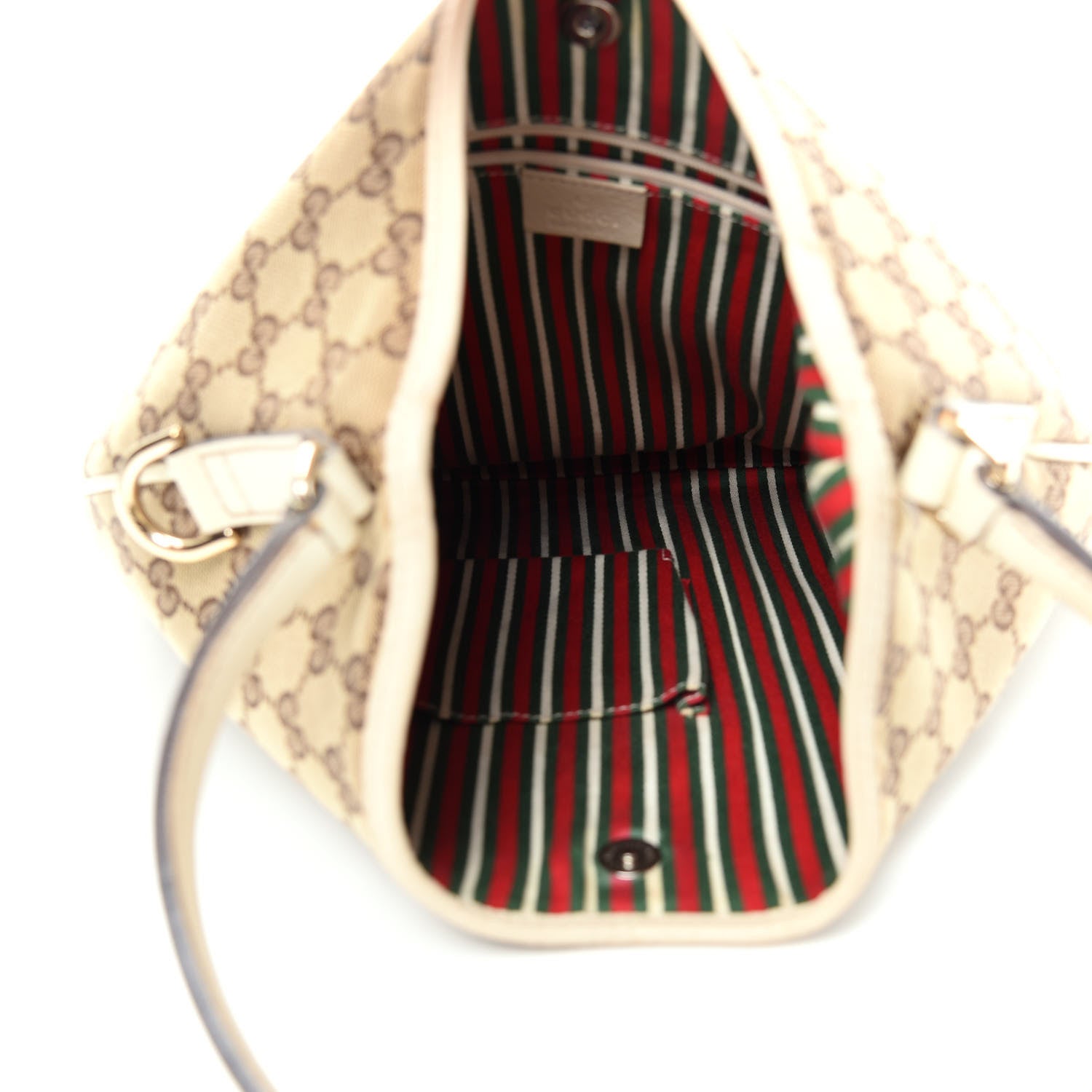 Gucci Monogram Medium New Britt Hobo Off White 5 of 9