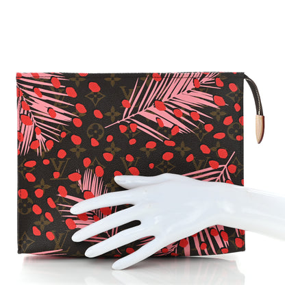 Louis Vuitton Monogram Jungle Dots Toiletry Pouch 26 Sugar Pink Poppy 2 of 9