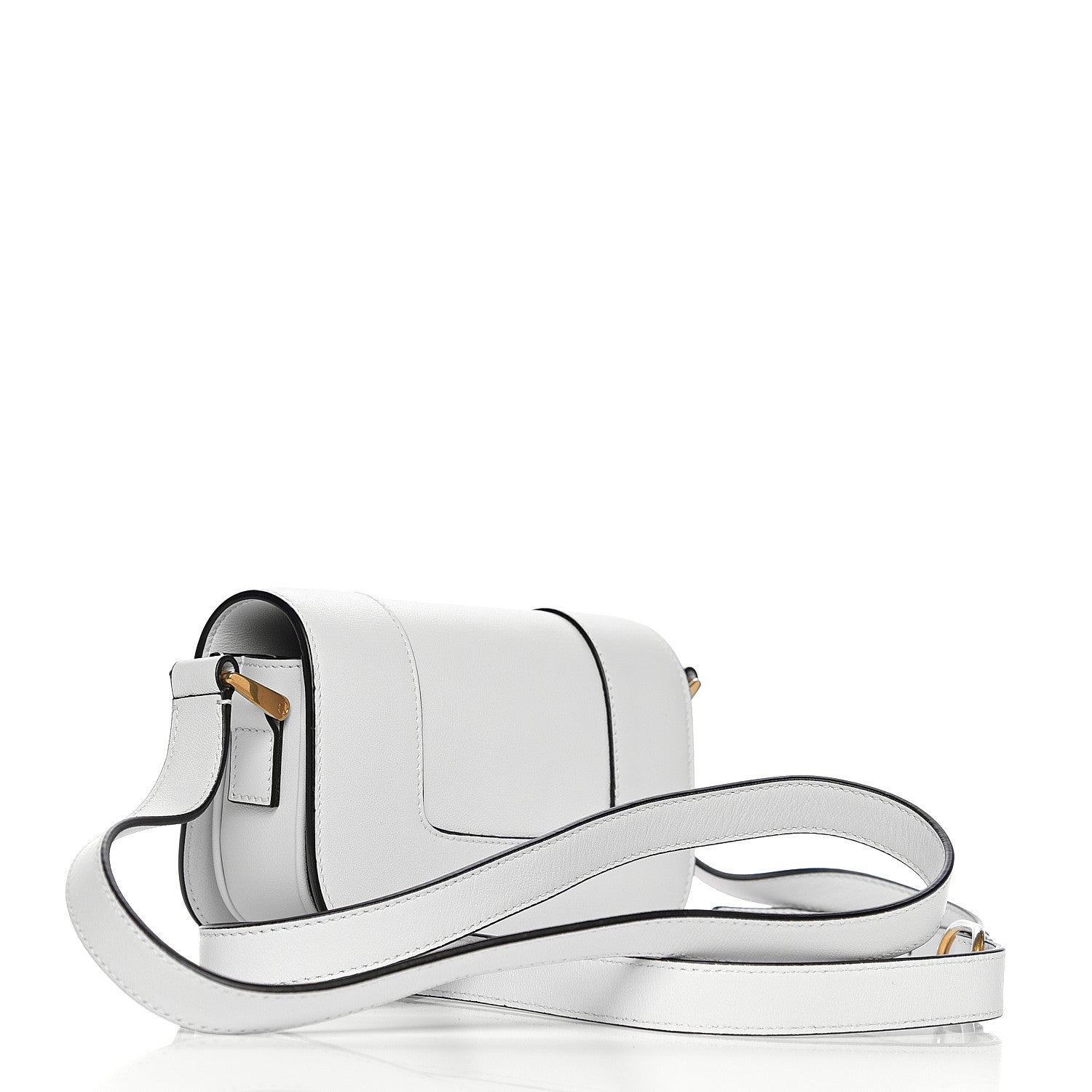 Valentino Garavani Calfskin Small Supervee Crossbody Bag Optic White 2 of 8