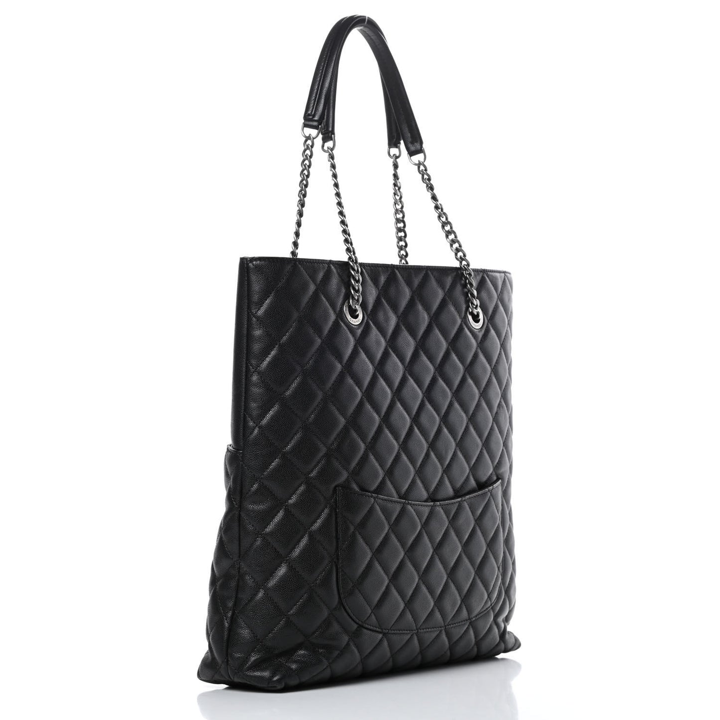 Caviar Quilted Urban Delight Tote Black