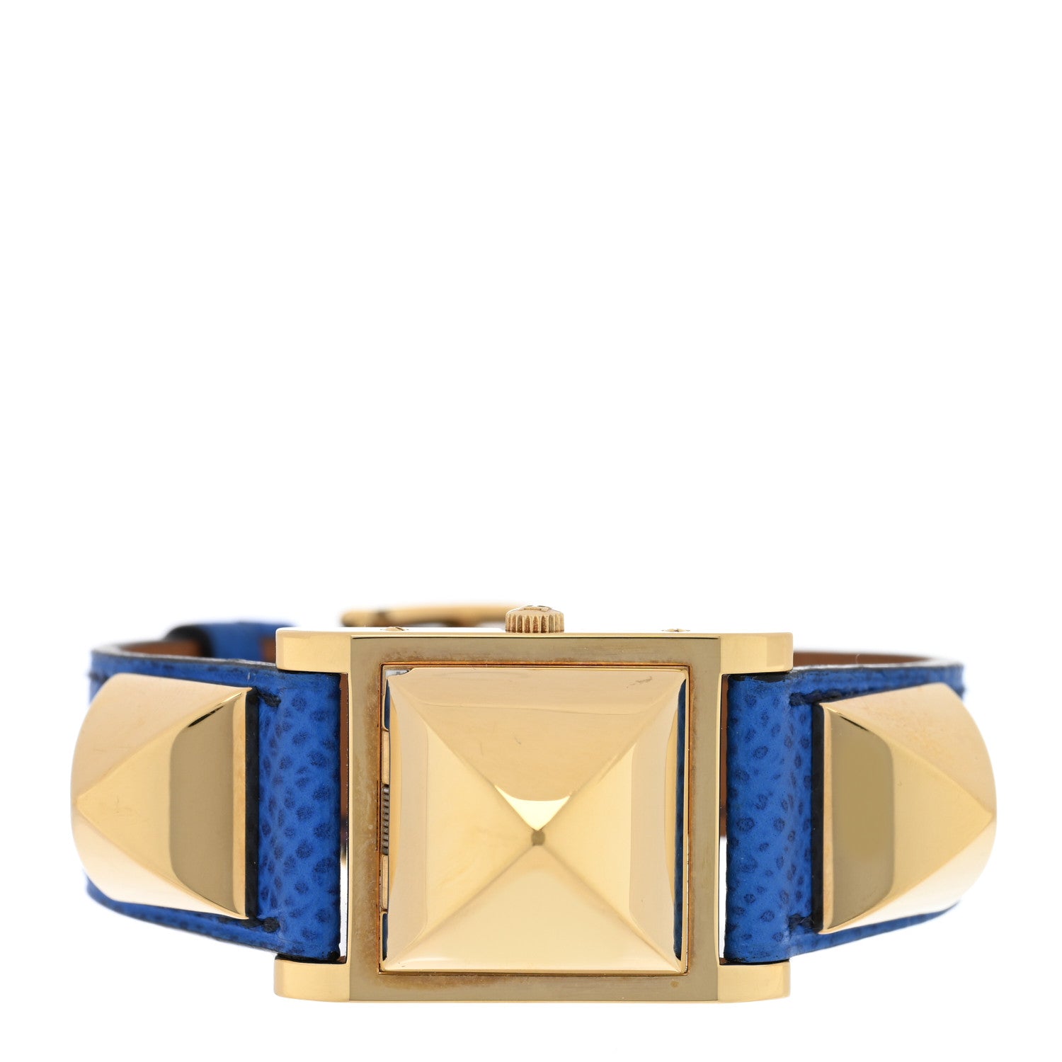 Hermes Stainless Steel Courchevel 23mm Medor Quartz Watch Bleu France 3 of 5