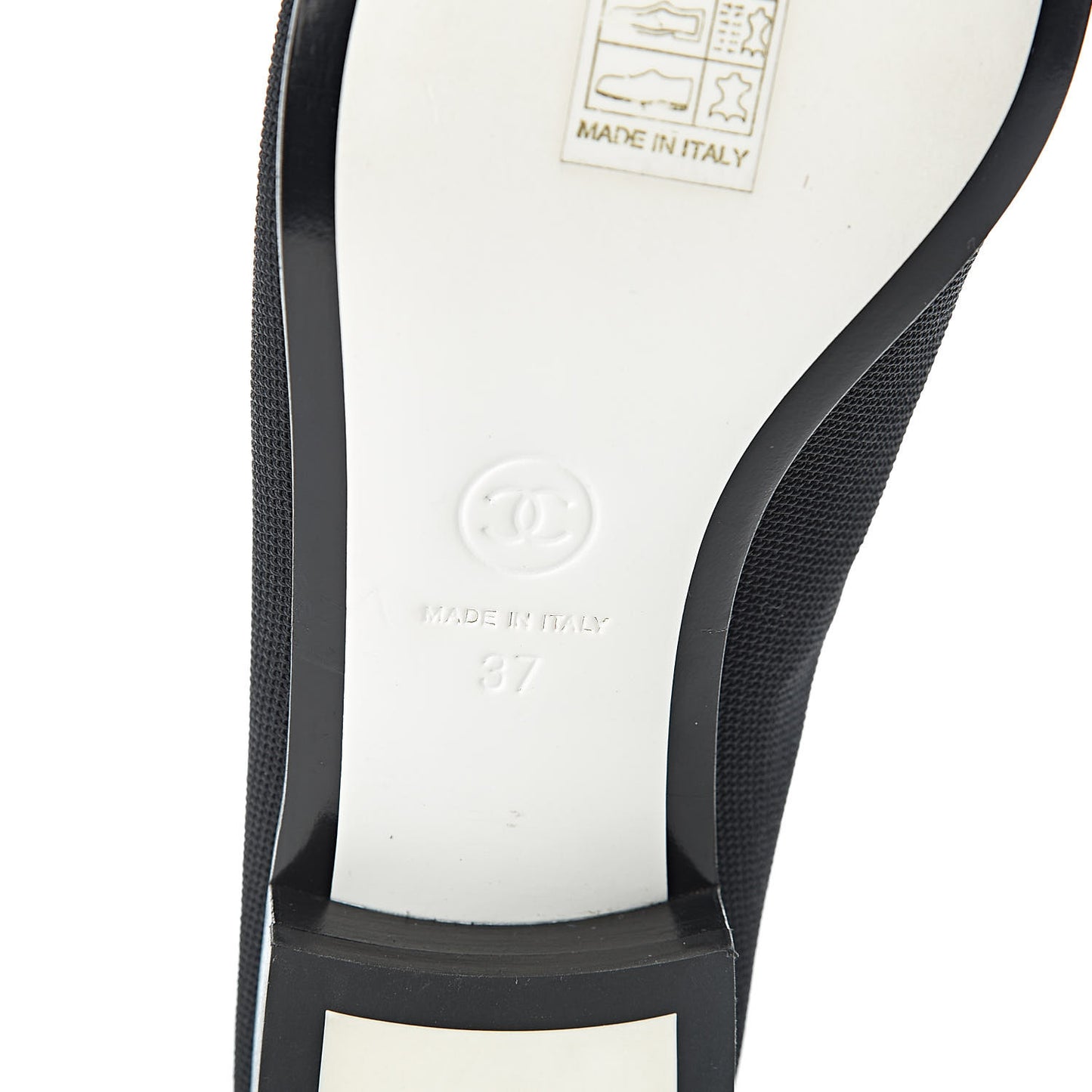 Canvas CC Loafers 37 Black White