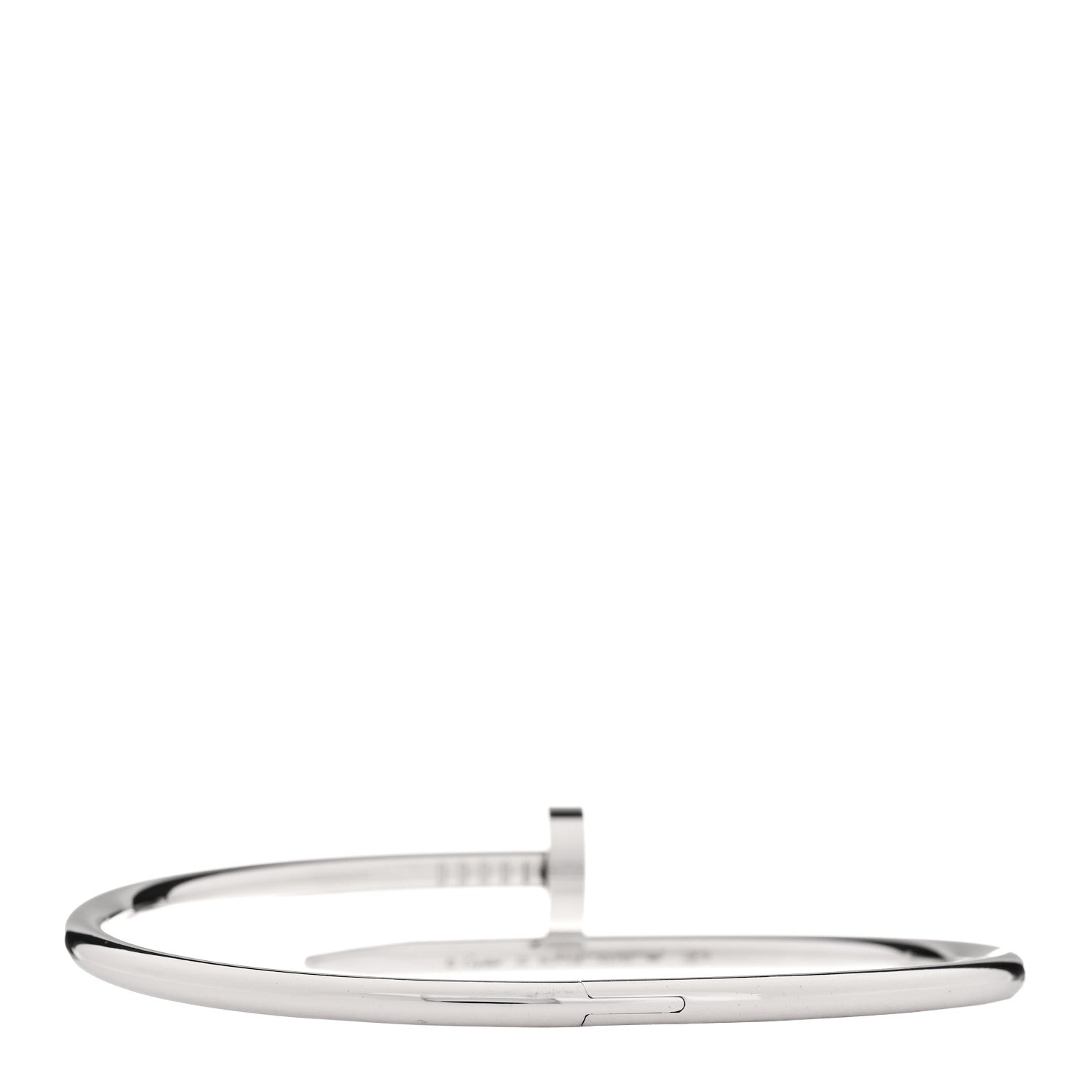 Cartier 18K White Gold Juste Un Clou Bracelet 20 3 of 5