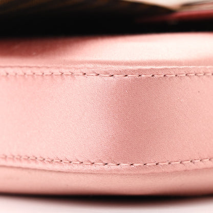 Fendi Silk Satin Phone Baguette Blush 10 of 13