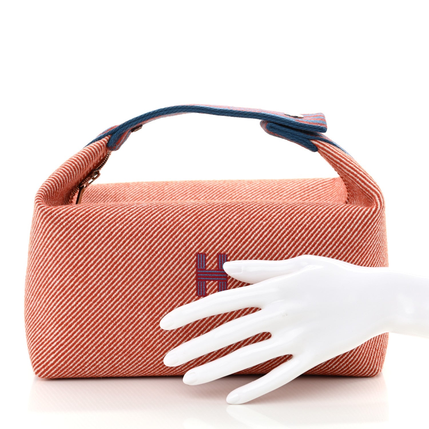 Hermes Wool Large Bride-A-Brac H Natte Pouch Tomette 2 of 9