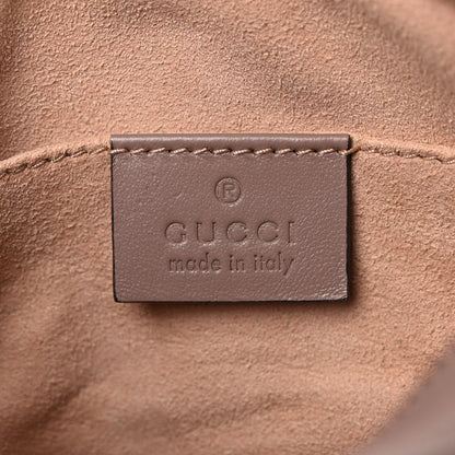 Gucci Calfskin Matelasse Mini GG Marmont Chain Shoulder Bag Porcelain Rose 6 of 11