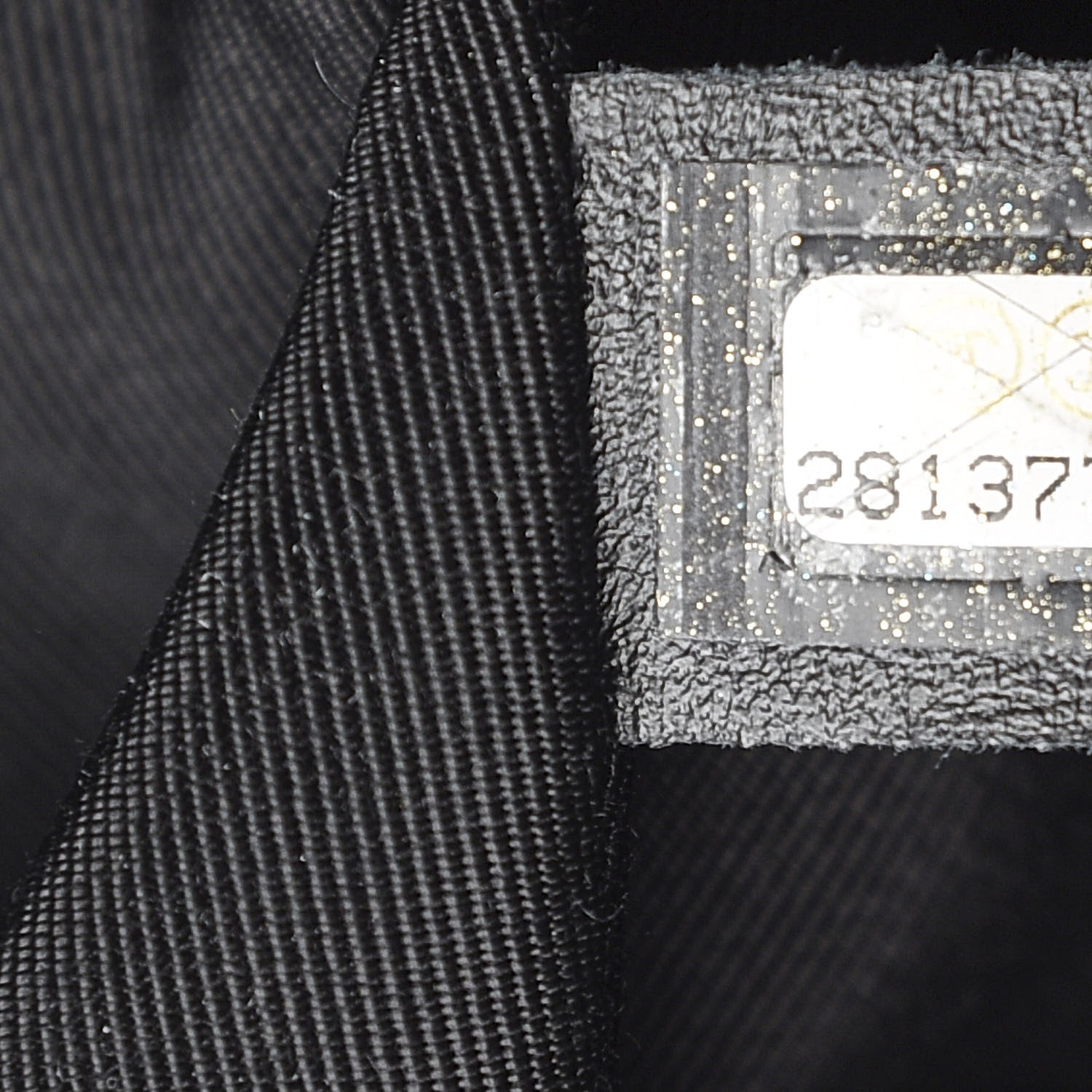 Chanel Lambskin Quilted Drawstring Shopping Bag Black 7 of 14