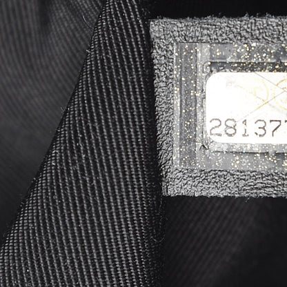 Chanel Lambskin Quilted Drawstring Shopping Bag Black 7 of 14