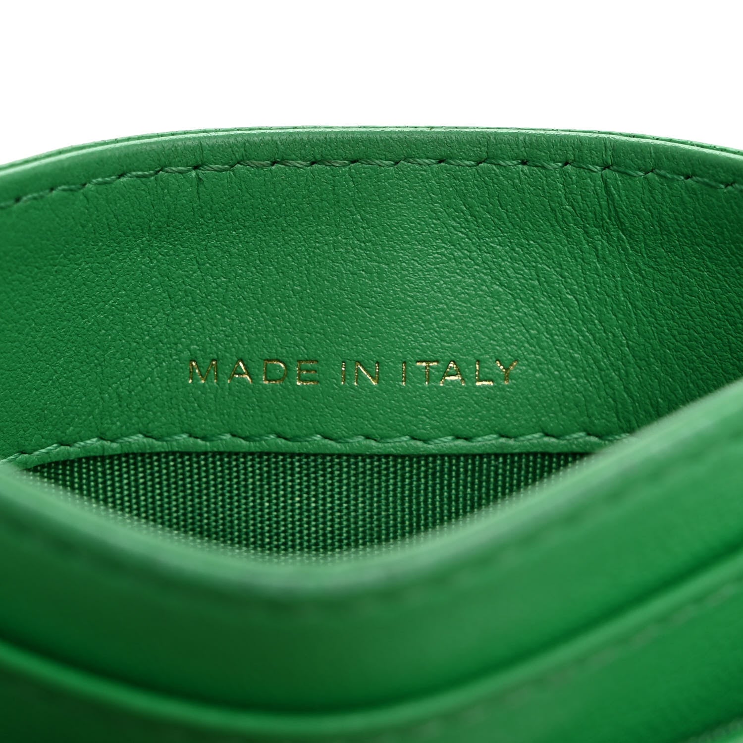 Chanel Lambskin Quilted Chanel 19 Card Holder Green 7 of 15