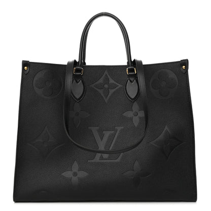 Louis Vuitton Empreinte Monogram Giant Onthego GM Black 1 of 9