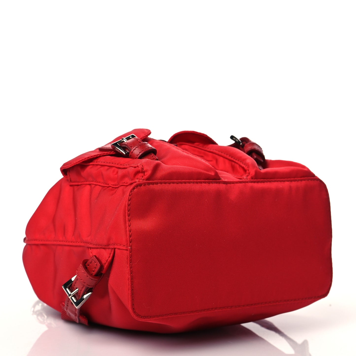 Nylon Vela Mini Crossbody Backpack Rosso