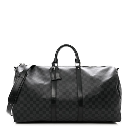 Louis Vuitton Damier Graphite Keepall Bandouliere 55 1 of 10