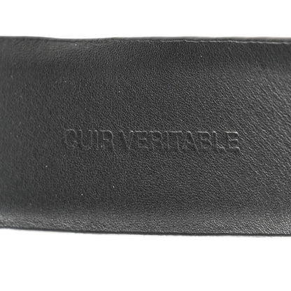 Chanel Calfskin CC Hearts Belt 90 36 Black 5 of 7