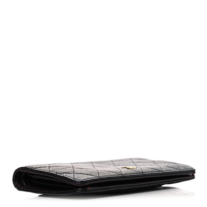 Chanel Caviar Quilted Yen Wallet Black 4 of 10