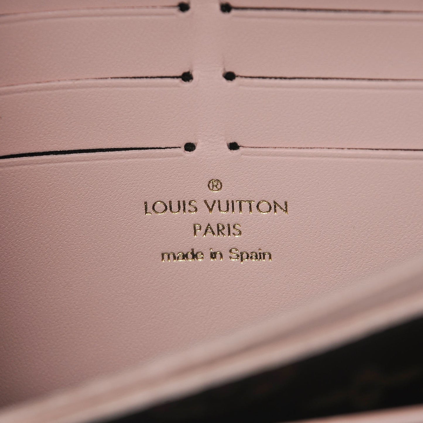 Monogram Flore Wallet Rose Ballerine