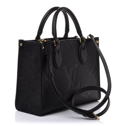 Louis Vuitton Empreinte Monogram Giant Onthego PM Black 3 of 9