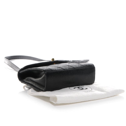 Chanel Caviar Crossbody Flap Bag Black 4 of 9