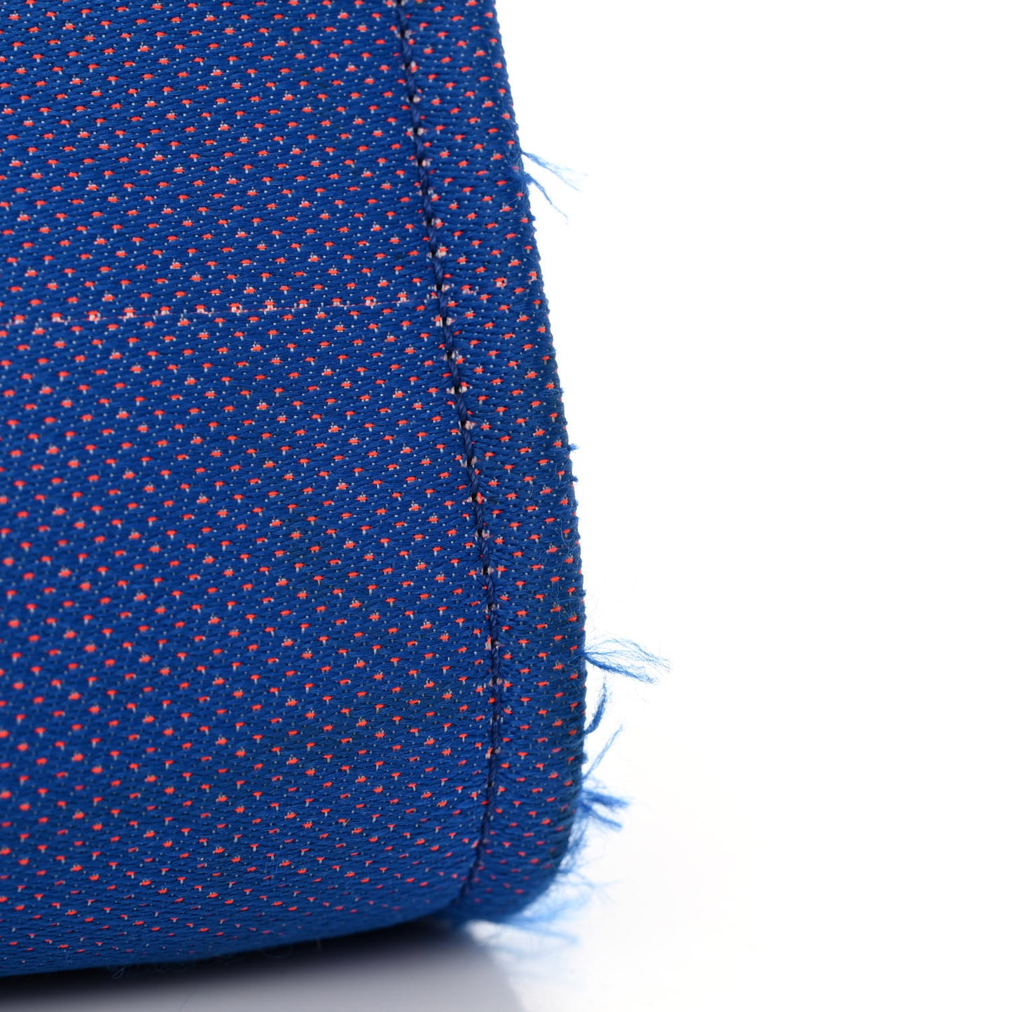 Mixed Fibers Medium Deauville Tote Blue Orange