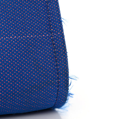 Chanel Mixed Fibers Medium Deauville Tote Blue Orange 12 of 14
