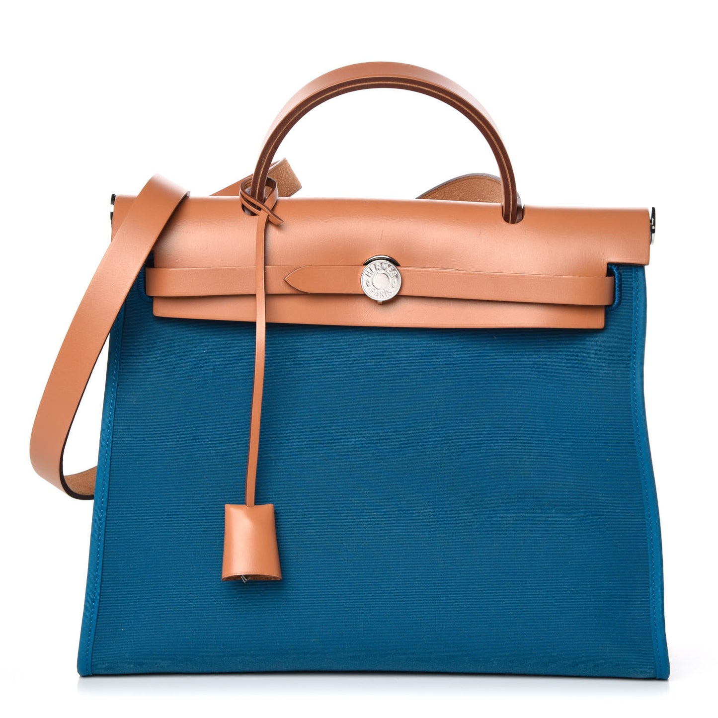 Vache Hunter Toile Herbag Zip 31 PM Bleu Natural