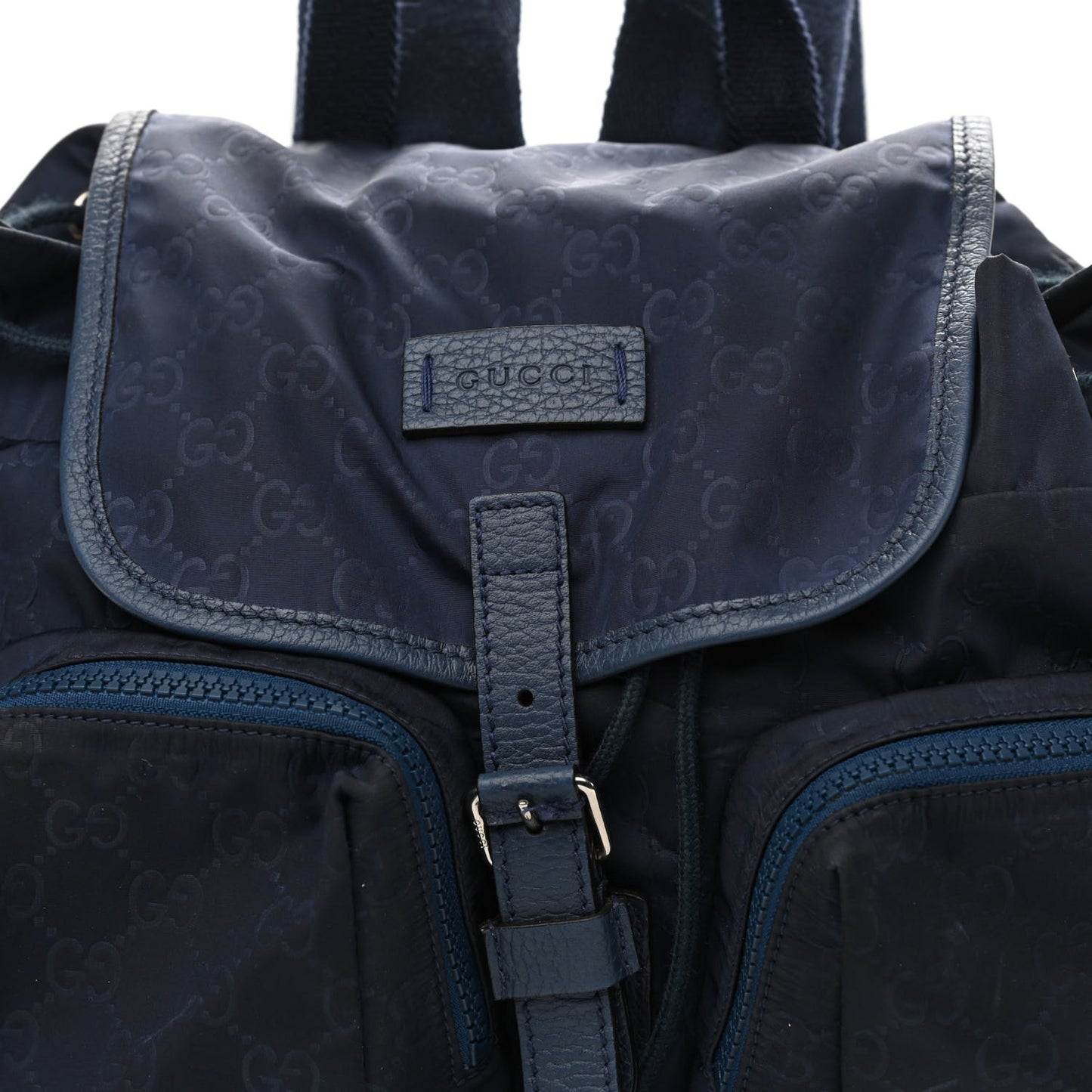 Nylon Monogram Medium Light Single Buckle Backpack Tide